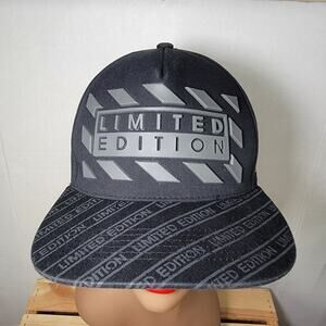 Top Level Black & Grey "Limited Edition" Snapback Ballcap
